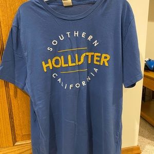 Blue hollister shirt